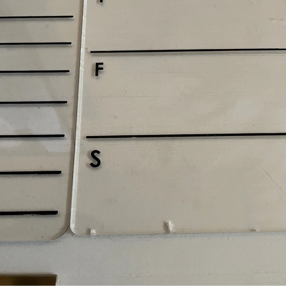 Weekly + To-Do List Clear Acrylic Dry Erase Boards | Target Bullseye